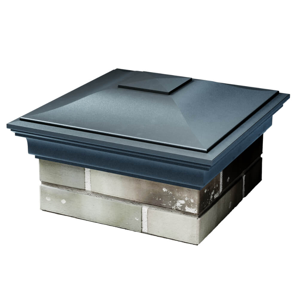 Колпак Zking Монблан Серый на столб 1.5х1.5 кирпича (385х385мм) в Северске фото