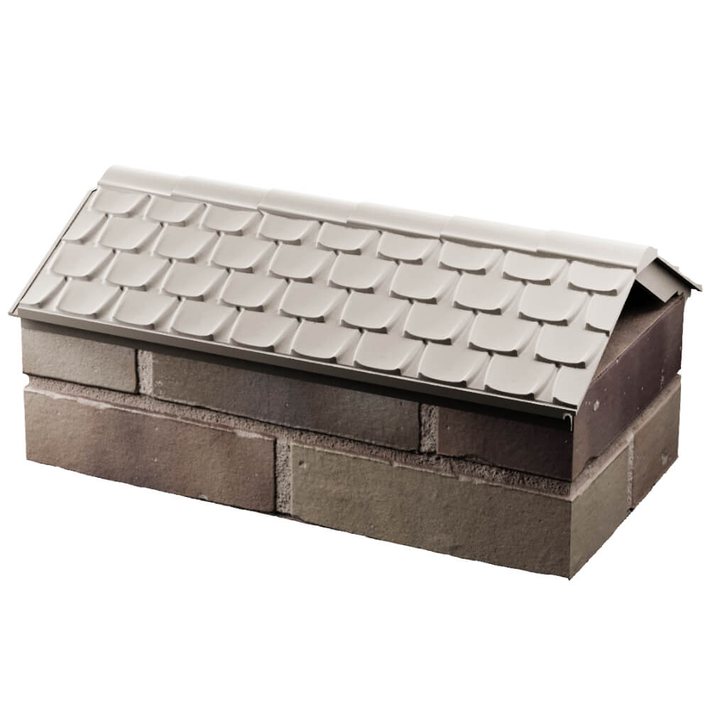 Парапет Zking Эльбрус Бежевый с посадкой на 1 кирпич (255мм) в Северске фото