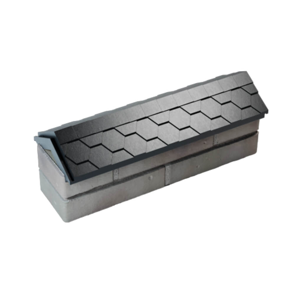 Парапет Zking Эверест Черный с посадкой на 0.5 кирпича (130мм) в Северске фото