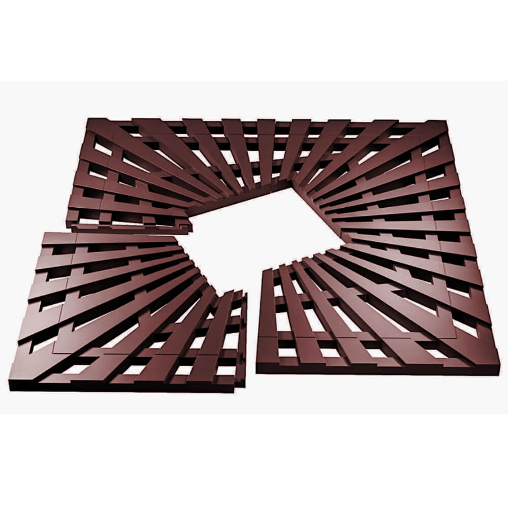 Приствольная решетка для дерева ZKING ATMOSPHERE 1.2х1.2м Коричневая в Северске фото