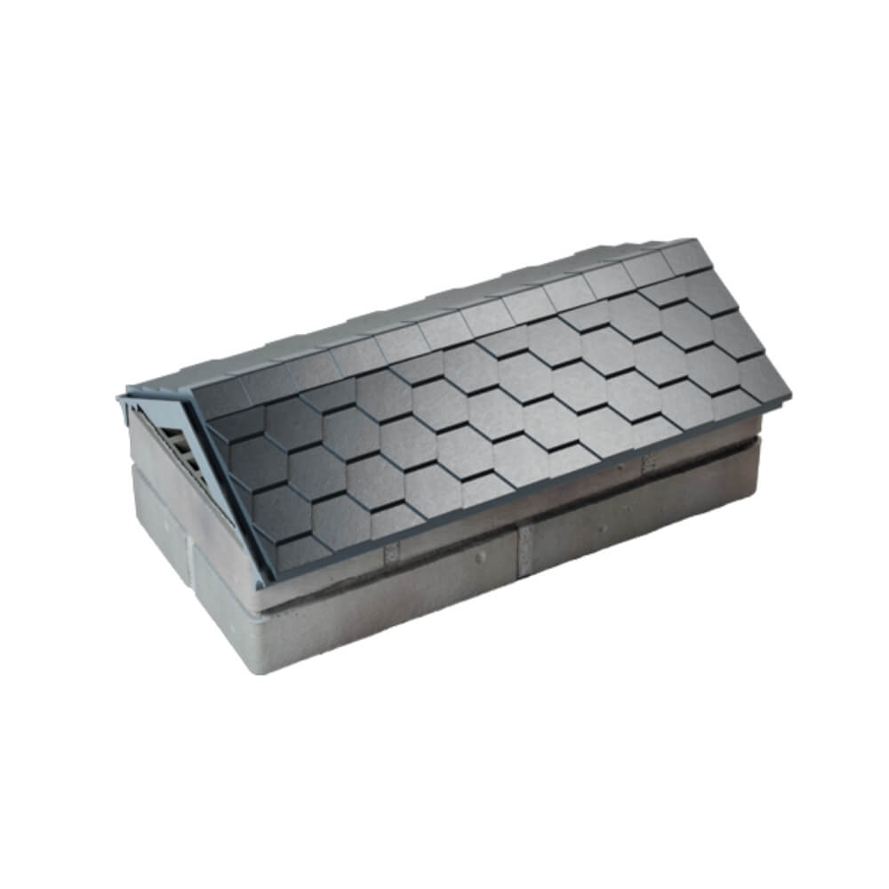 Парапет Zking Эверест Серый с посадкой на 1 кирпич (200/225/255мм) в Северске фото