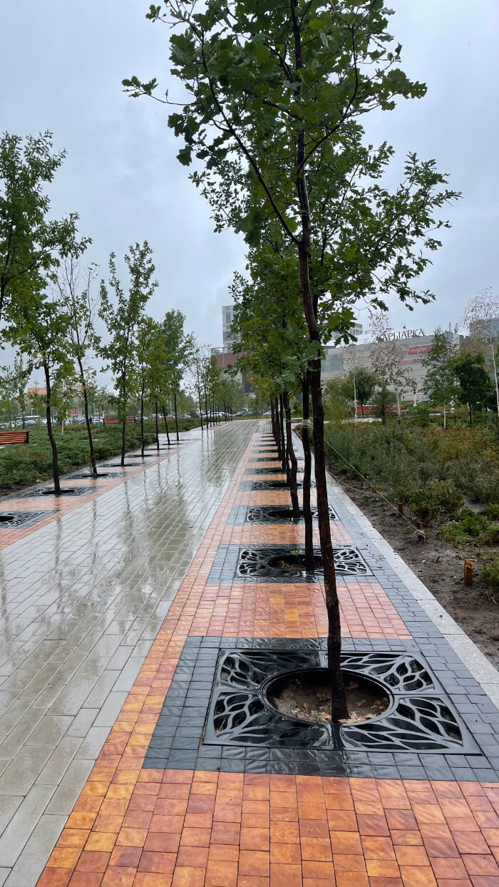 Приствольная решетка для дерева ZKING CRUST 1.2х1.2м Черная в Северске фото