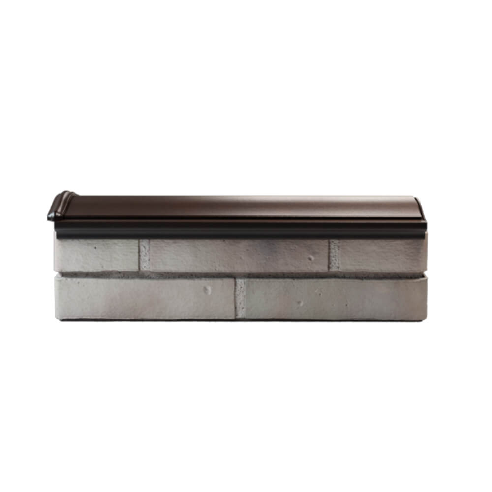 Парапет Zking Монблан Коричневый посадка на 0.5 кирпича (130мм) в Северске фото