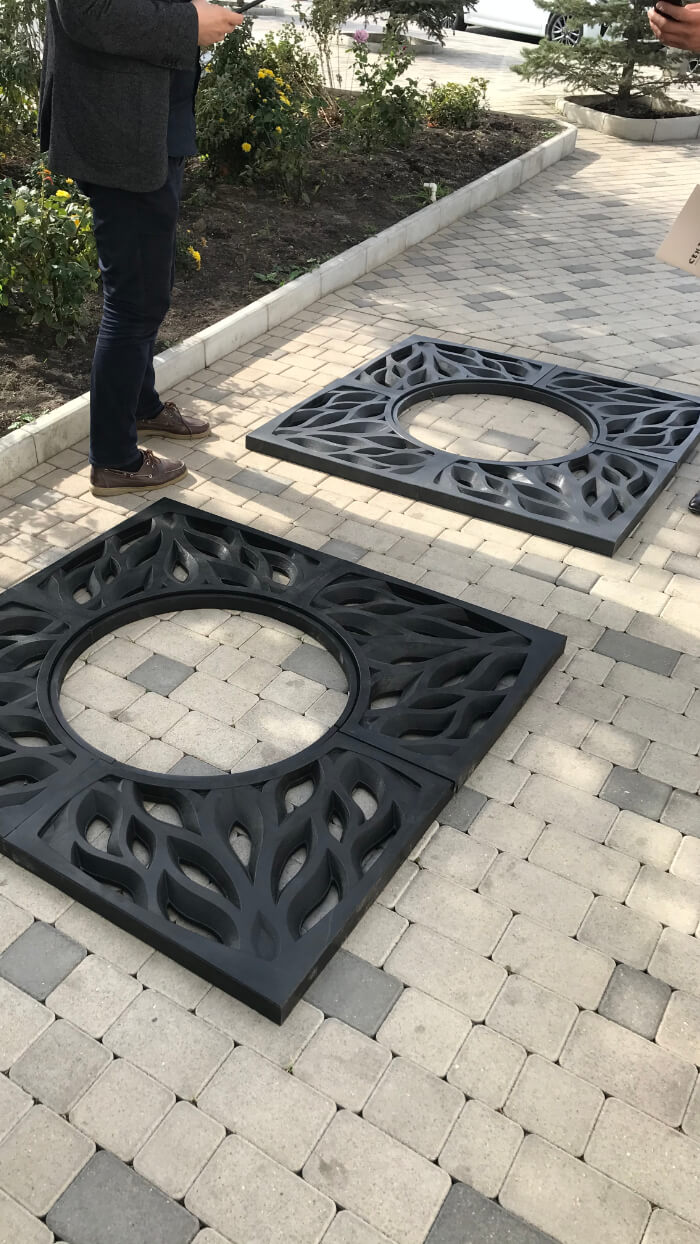 Приствольная решетка для дерева ZKING CRUST 1.2х1.2м Черная в Северске фото