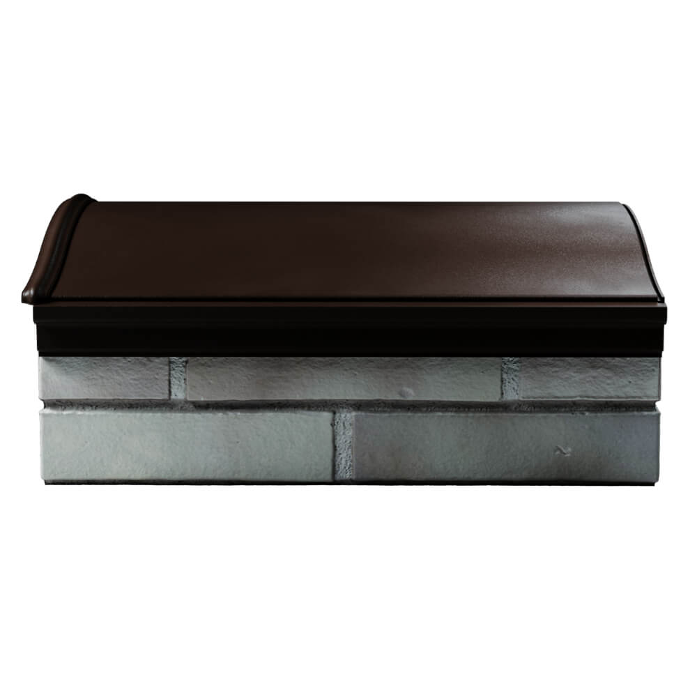 Парапет Zking Монблан Коричневый посадка на 1.5 кирпича (355/385мм) в Северске фото