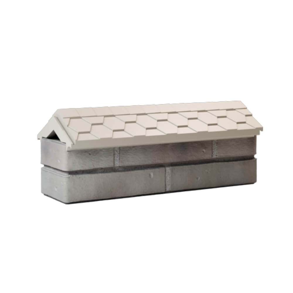 Парапет Zking Эверест Бежевый с посадкой на 0.5 кирпича (130мм) Северск фото