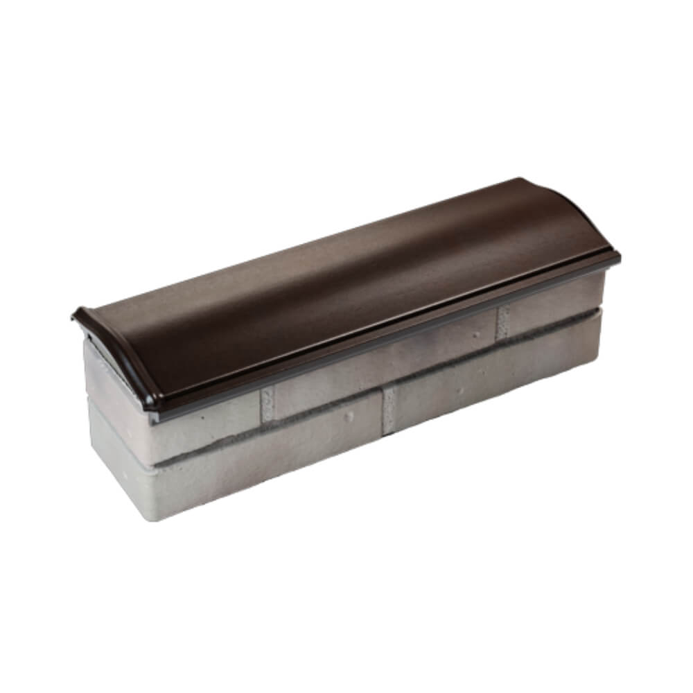 Парапет Zking Монблан Коричневый посадка на 0.5 кирпича (130мм) в Северске фото