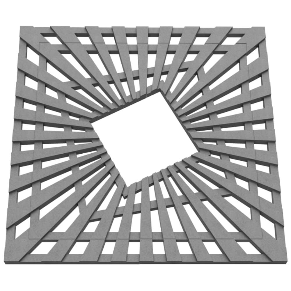 Приствольная решетка для дерева ZKING ATMOSPHERE 1.2х1.2м Серая в Северске фото