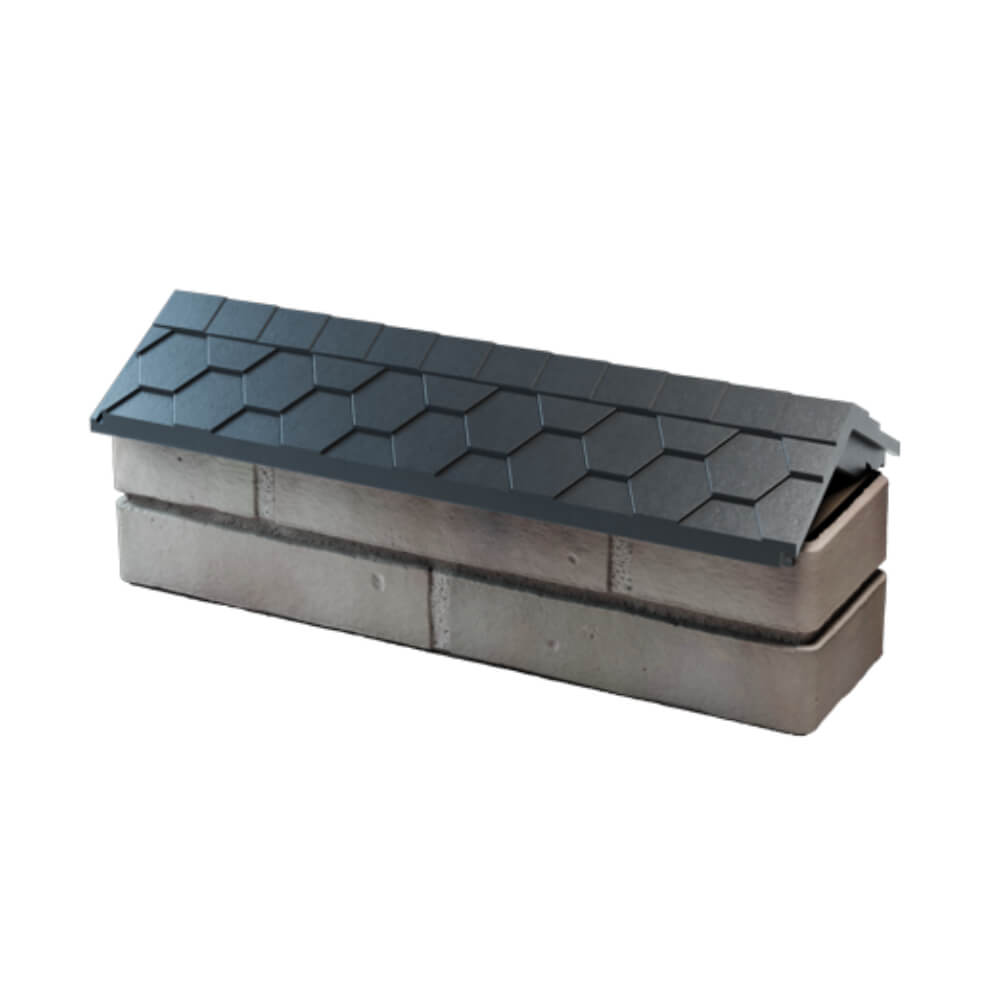 Парапет Zking Эверест Серый с посадкой на 0.5 кирпича (130мм) в Северске фото