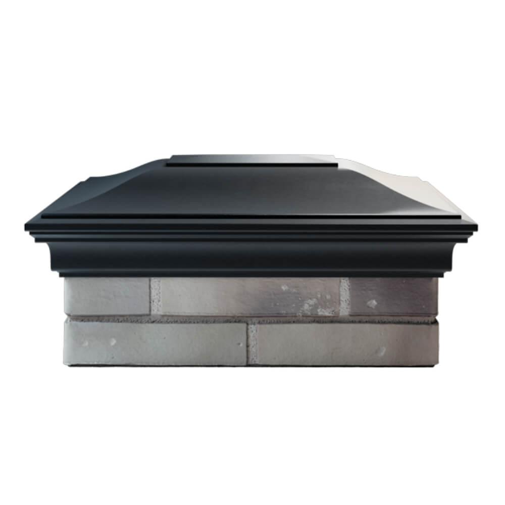 Колпак Zking Монблан Черный на столб 2х1.5 кирпича (515х385мм) в Северске фото