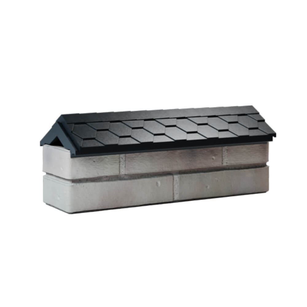 Парапет Zking Эверест Черный с посадкой на 0.5 кирпича (130мм) Северск фото