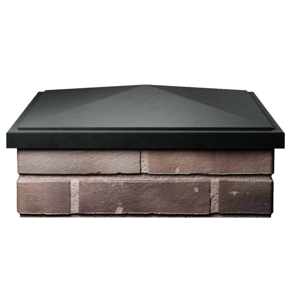 Колпак Zking БонаМоно Черный на столб 2х2 кирпича (515х515, 530х530мм) Северск фото