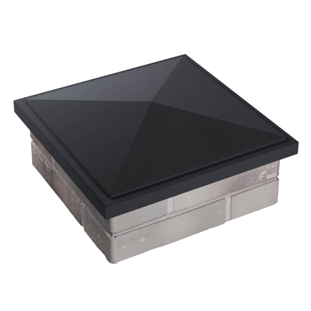 Колпак Zking БонаМоно Серый на столб 1.5х1.5 кирпича (385х385, 400х400мм) в Северске фото