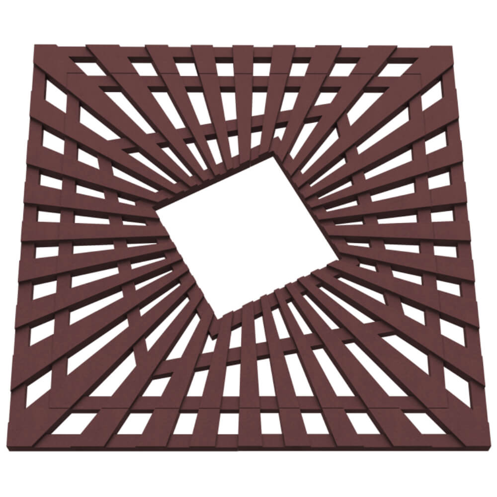 Приствольная решетка для дерева ZKING ATMOSPHERE 1.2х1.2м Коричневая в Северске фото