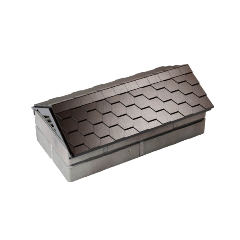 Парапет Zking Эверест Коричневый с посадкой на 1 кирпич (200/225/255мм) в Северске фото