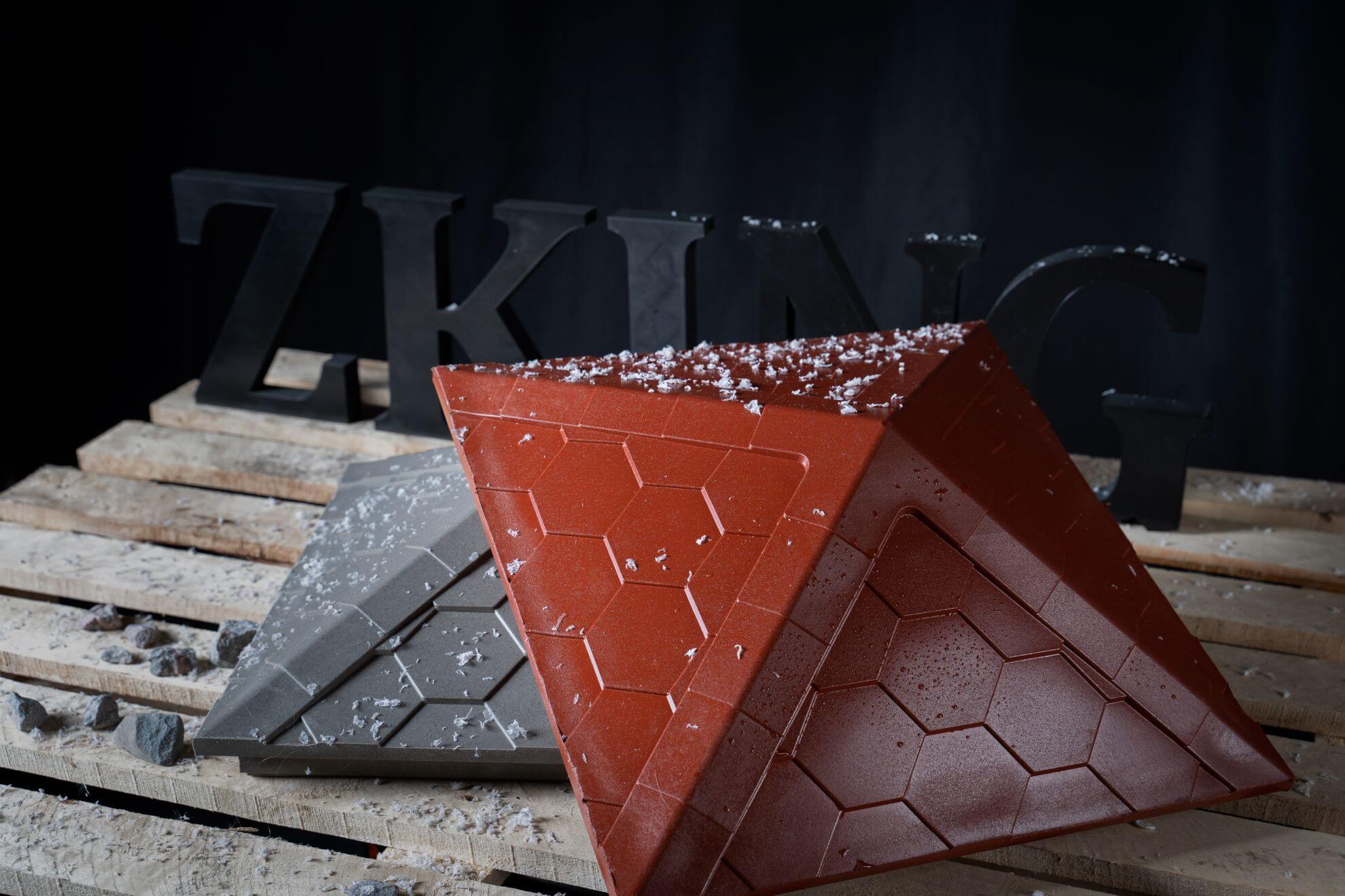 Колпак Zking Эверест Красный на столб 1.5х1.5 кирпича (390х390мм) в Северске фото