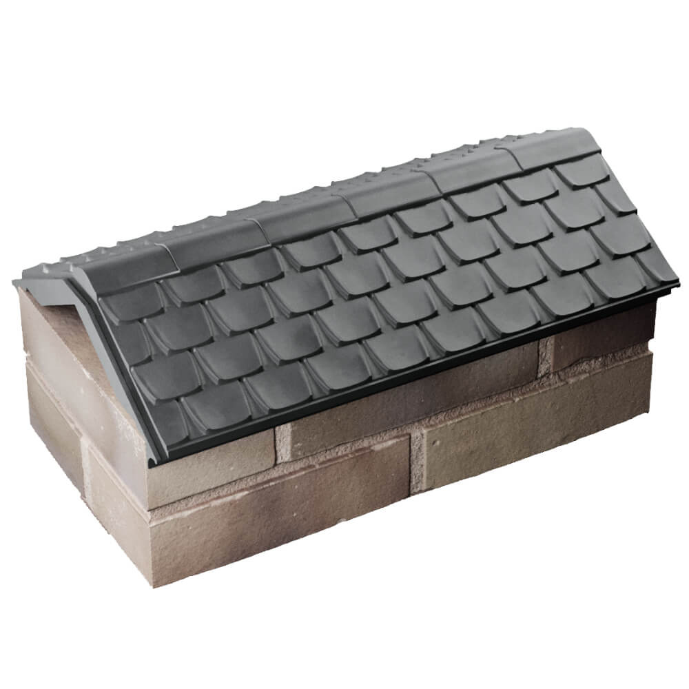 Парапет Zking Эльбрус Серый с посадкой на 1 кирпич (255мм) в Северске фото