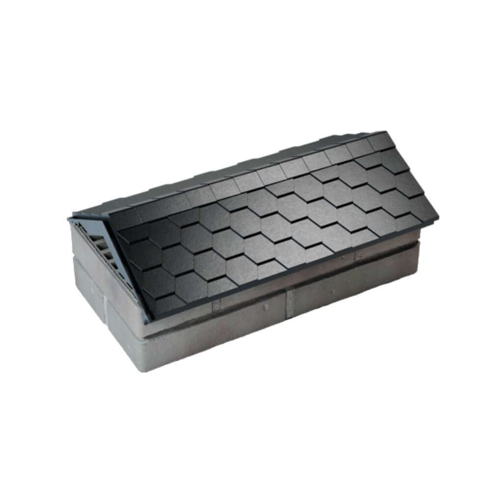 Парапет Zking Эверест Черный с посадкой на 1 кирпич (200/225/255мм) в Северске фото