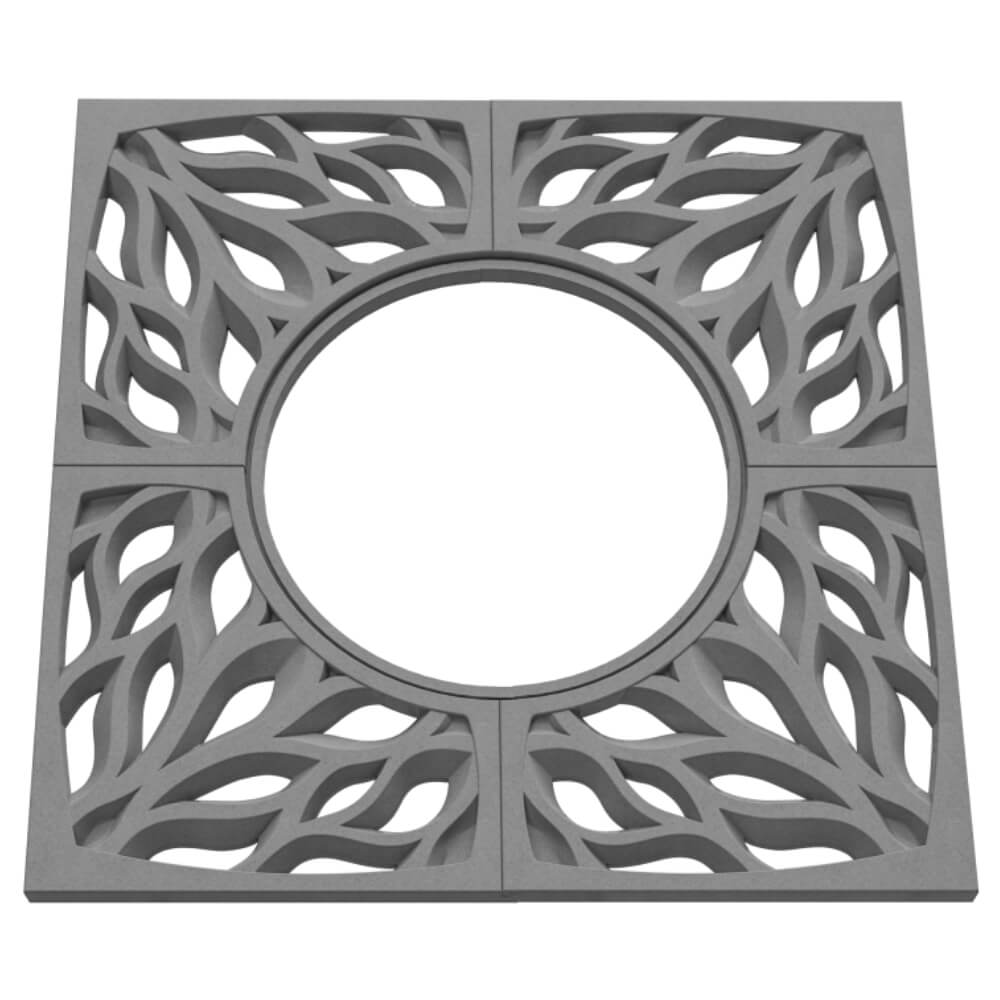 Приствольная решетка для дерева ZKING CRUST 1.2х1.2м Серая в Северске фото