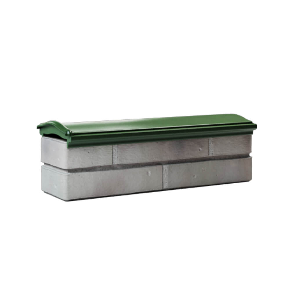 Парапет Zking Монблан Зеленый посадка на 0.5 кирпича (130мм) Северск фото