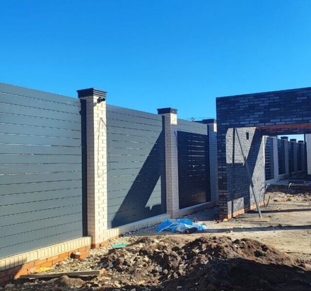 Колпак Zking Бона ХайТек Серый на столб 1.5х1.5 кирпича (385х385мм) в Северске фото