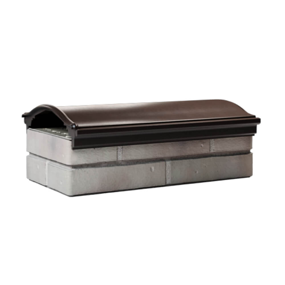 Парапет Zking Монблан Коричневый посадка на 1 кирпич (200/225/255мм) Северск фото