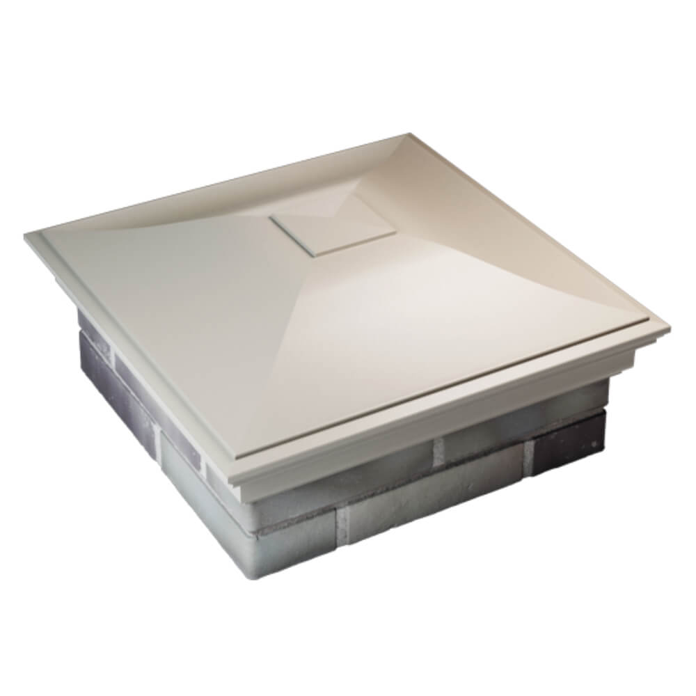 Колпак Zking Монблан Бежевый на столб 2х2 кирпича (515х515мм) Северск фото