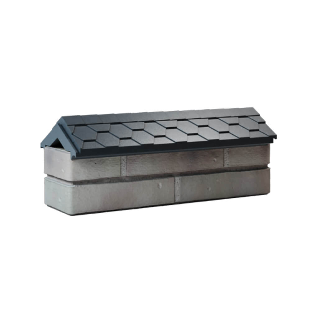 Парапет Zking Эверест Серый с посадкой на 0.5 кирпича (130мм) Северск фото