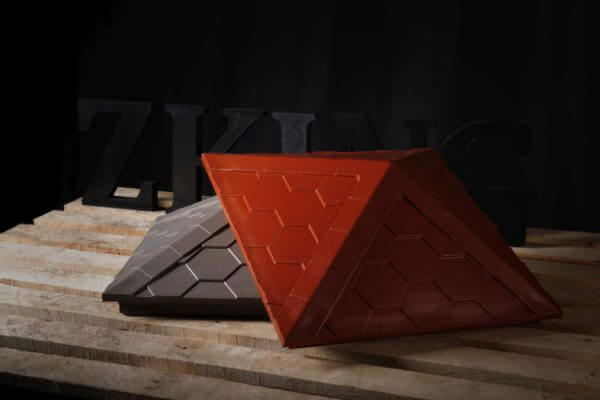 Колпак Zking Эверест Красный на столб 1.5х1.5 кирпича (390х390мм) в Северске фото