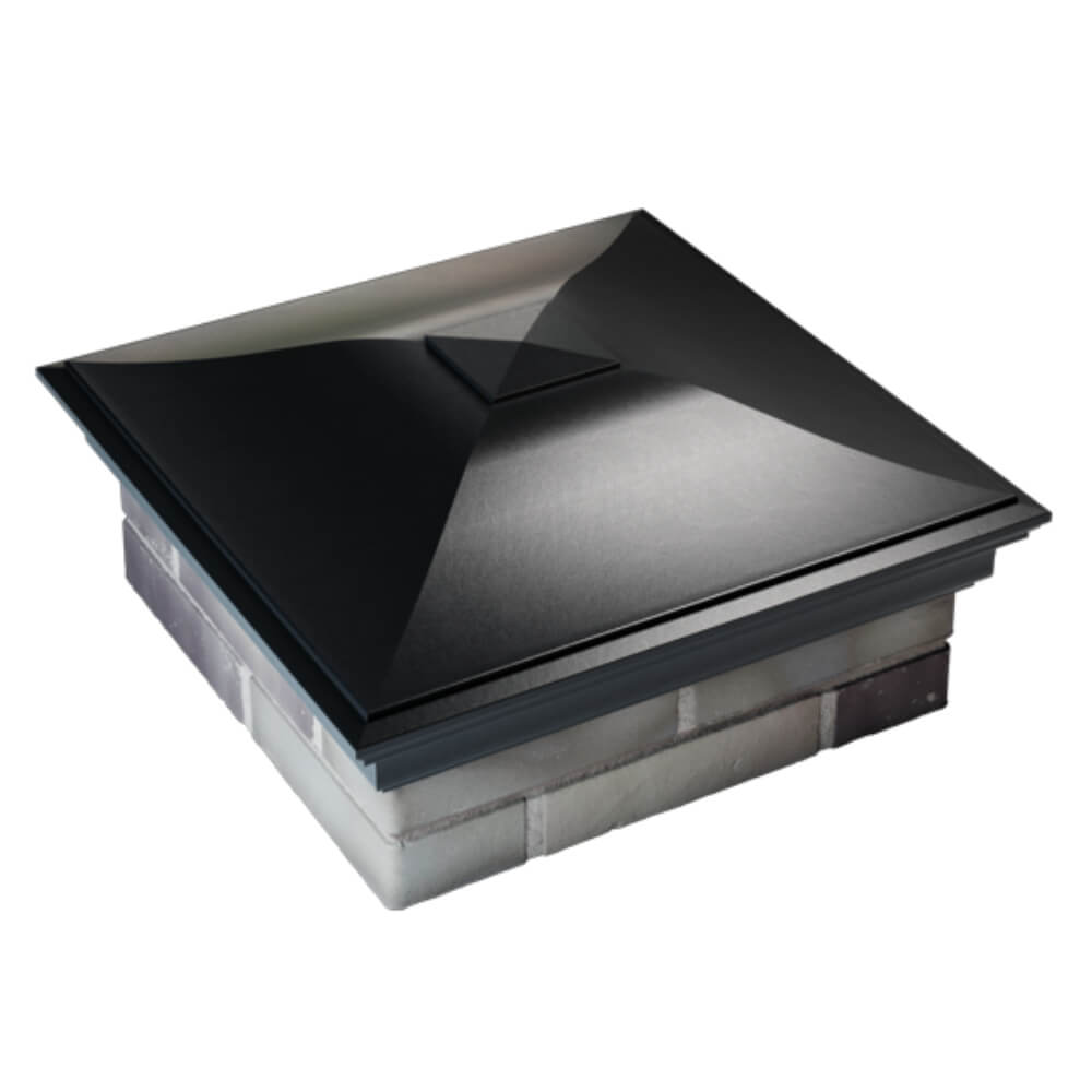 Колпак Zking Монблан Черный на столб 2х2 кирпича (515х515мм) Северск фото