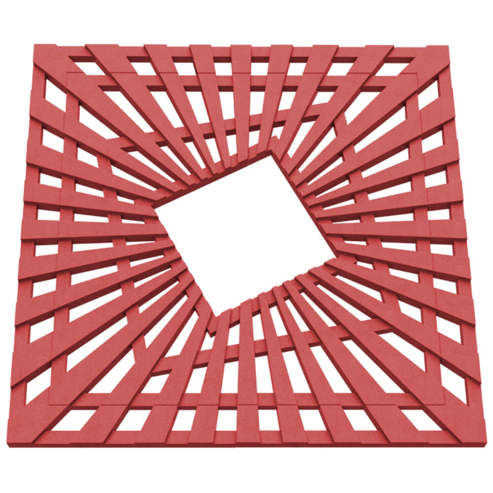 Приствольная решетка для дерева ZKING ATMOSPHERE 1.2х1.2м Красная в Северске фото