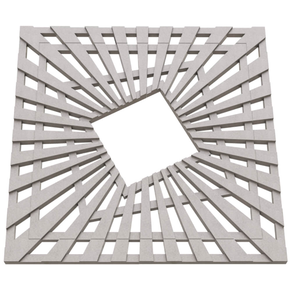 Приствольная решетка для дерева ZKING ATMOSPHERE 1.2х1.2м Бежевая в Северске фото