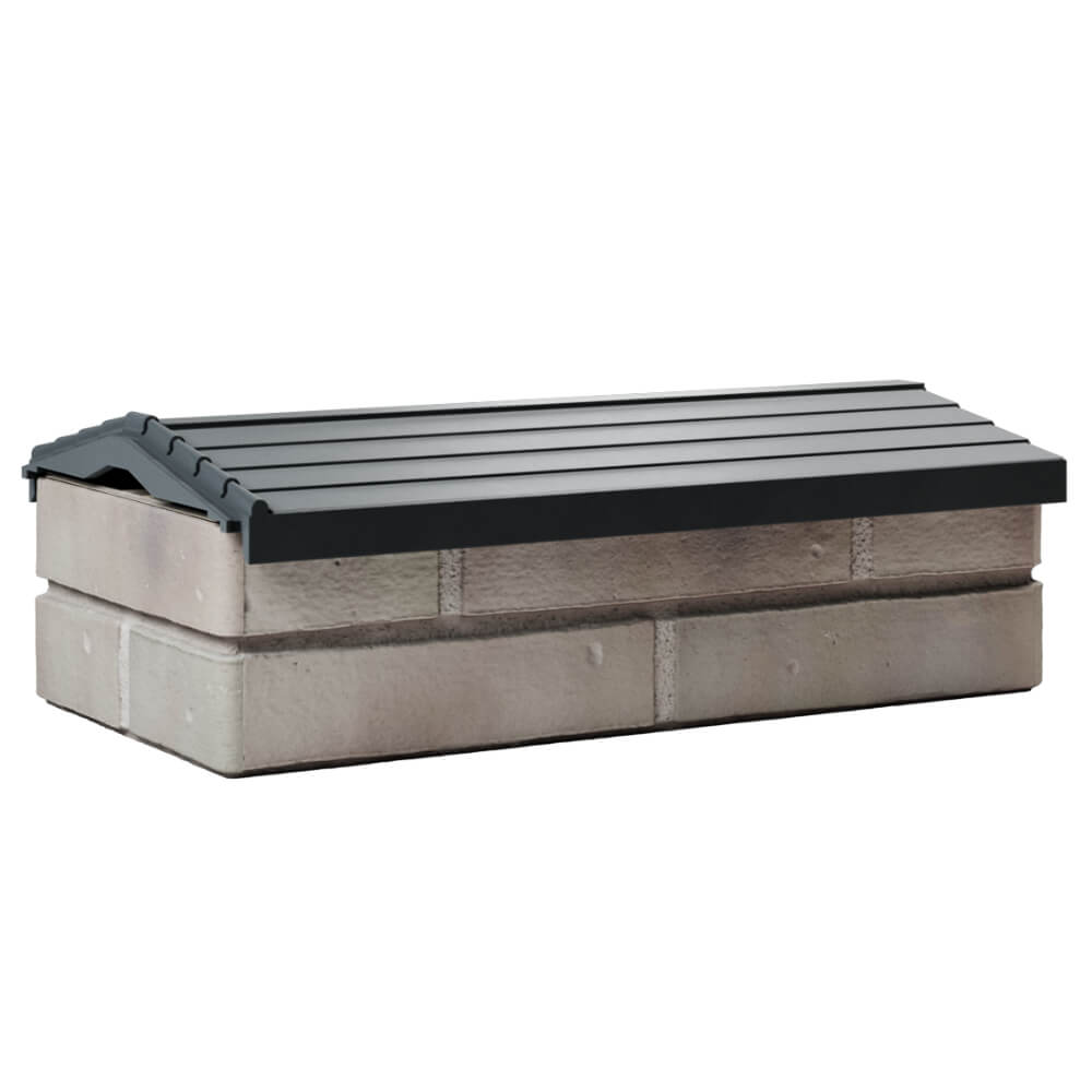 Парапет Zking Бона ХайТек Серый с посадкой на 1 кирпич (200/225/255мм) Северск фото