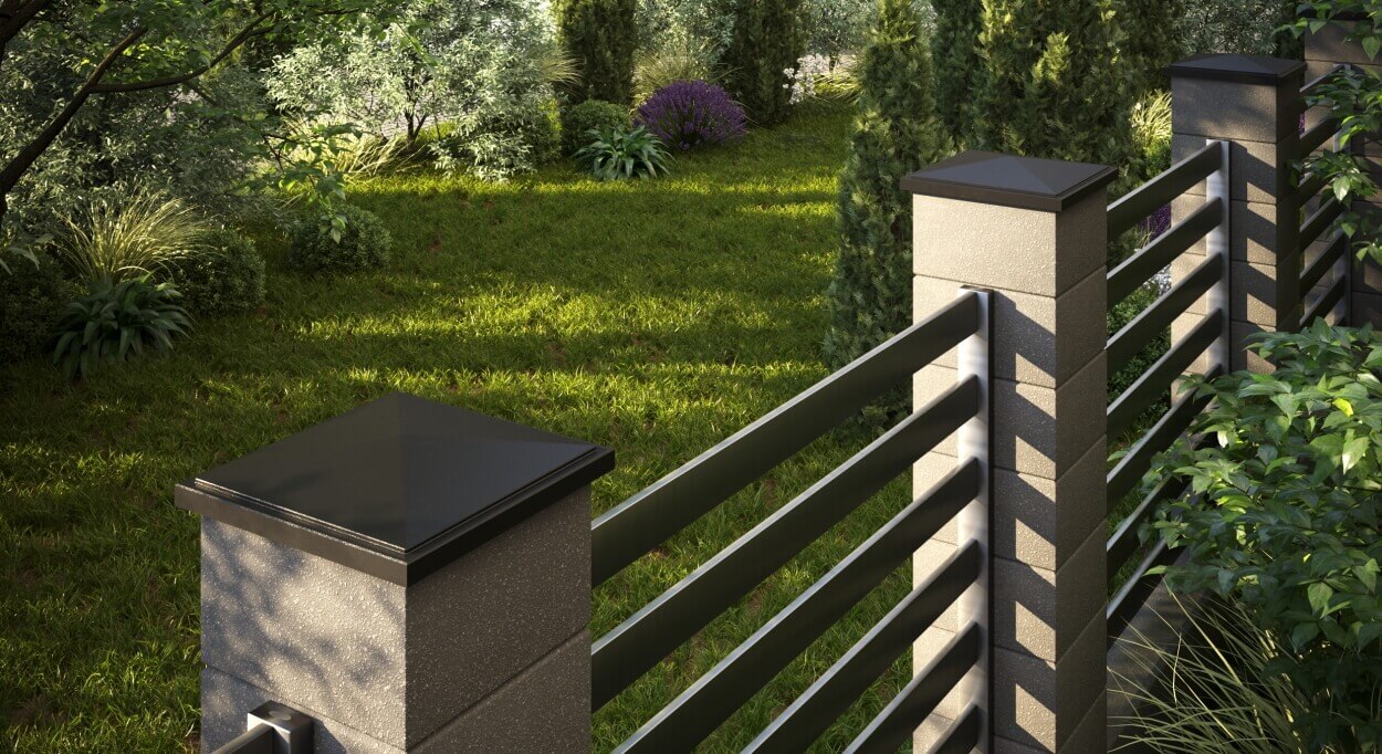 Колпак Zking БонаМоно Коричневый на столб 1.5х1.5 кирпича (385х385, 400х400мм) в Северске фото