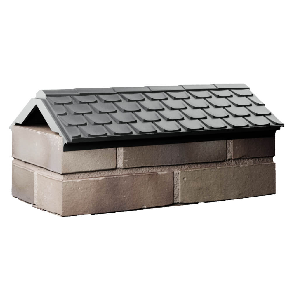 Парапет Zking Эльбрус Серый с посадкой на 1 кирпич (255мм) Северск фото