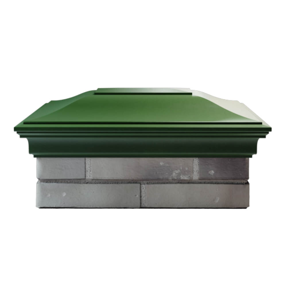 Колпак Zking Монблан Зеленый на столб 2х1.5 кирпича (515х385мм) в Северске фото