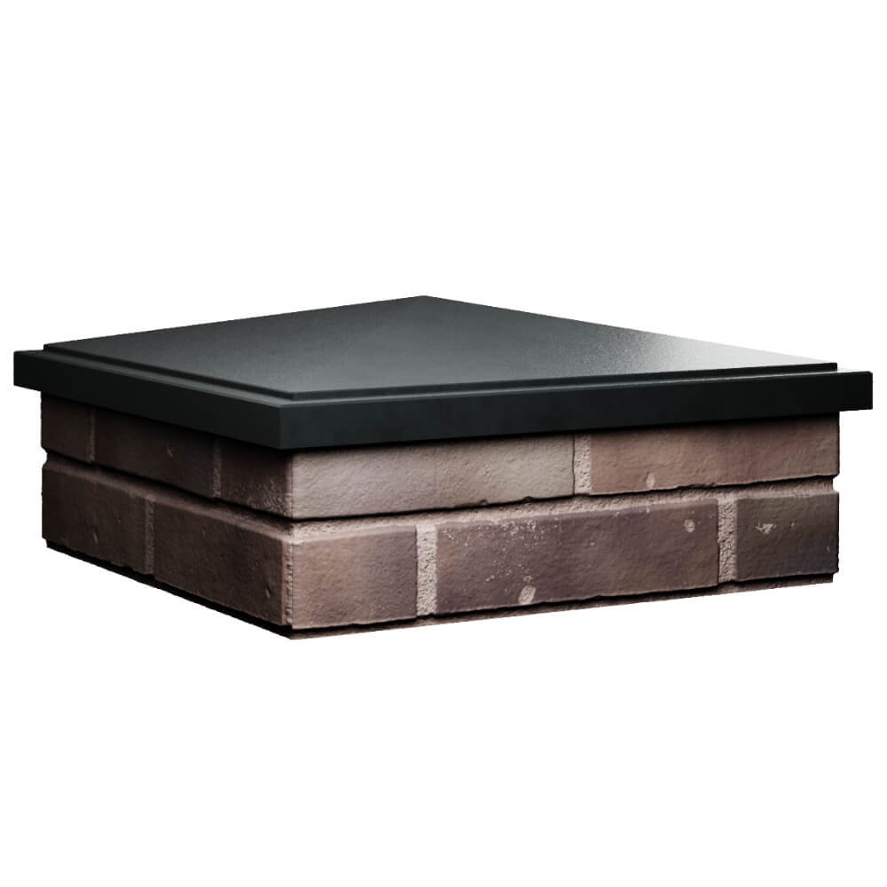 Колпак Zking БонаМоно Черный на столб 2х2 кирпича (515х515, 530х530мм) в Северске фото