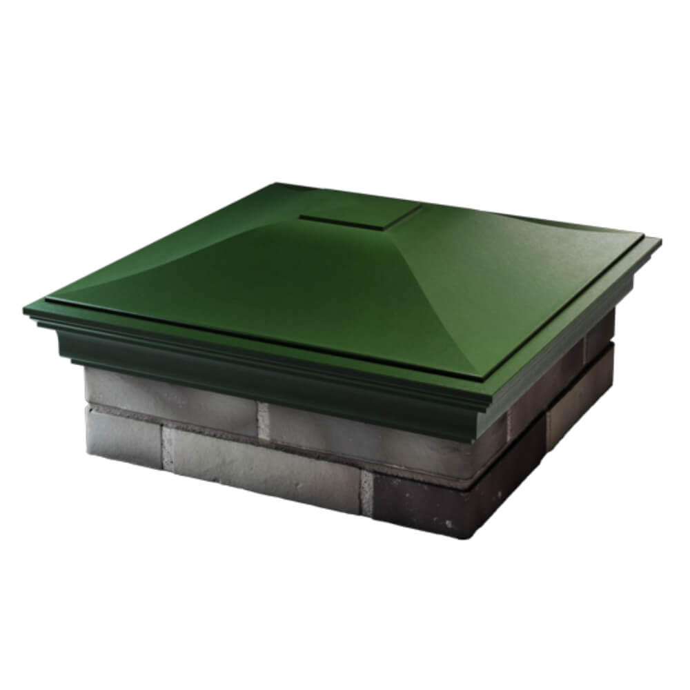 Колпак Zking Монблан Зеленый на столб 2х2 кирпича (515х515мм) в Северске фото