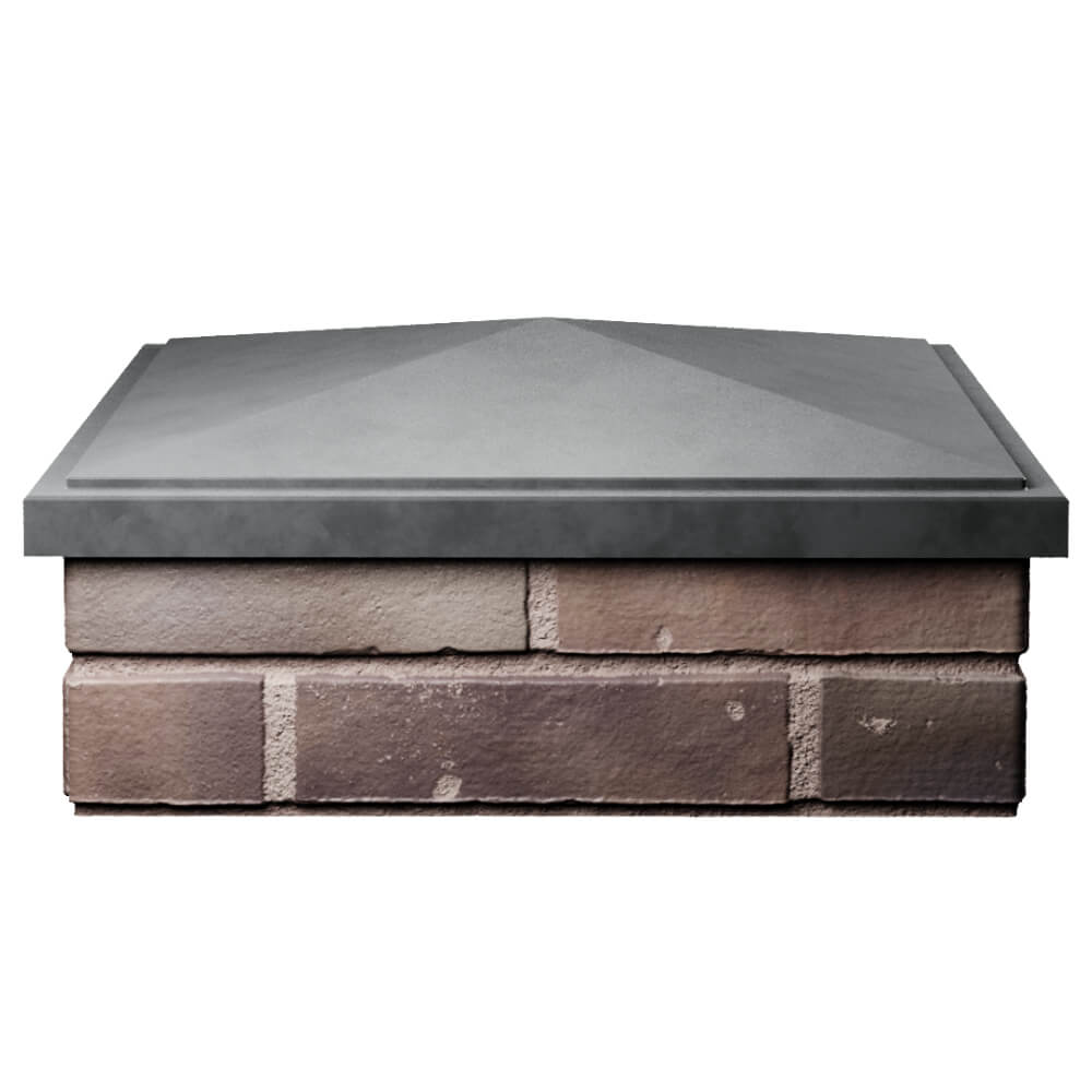 Колпак Zking БонаМоно Серый на столб 2х2 кирпича (515х515, 530х530мм) Северск фото