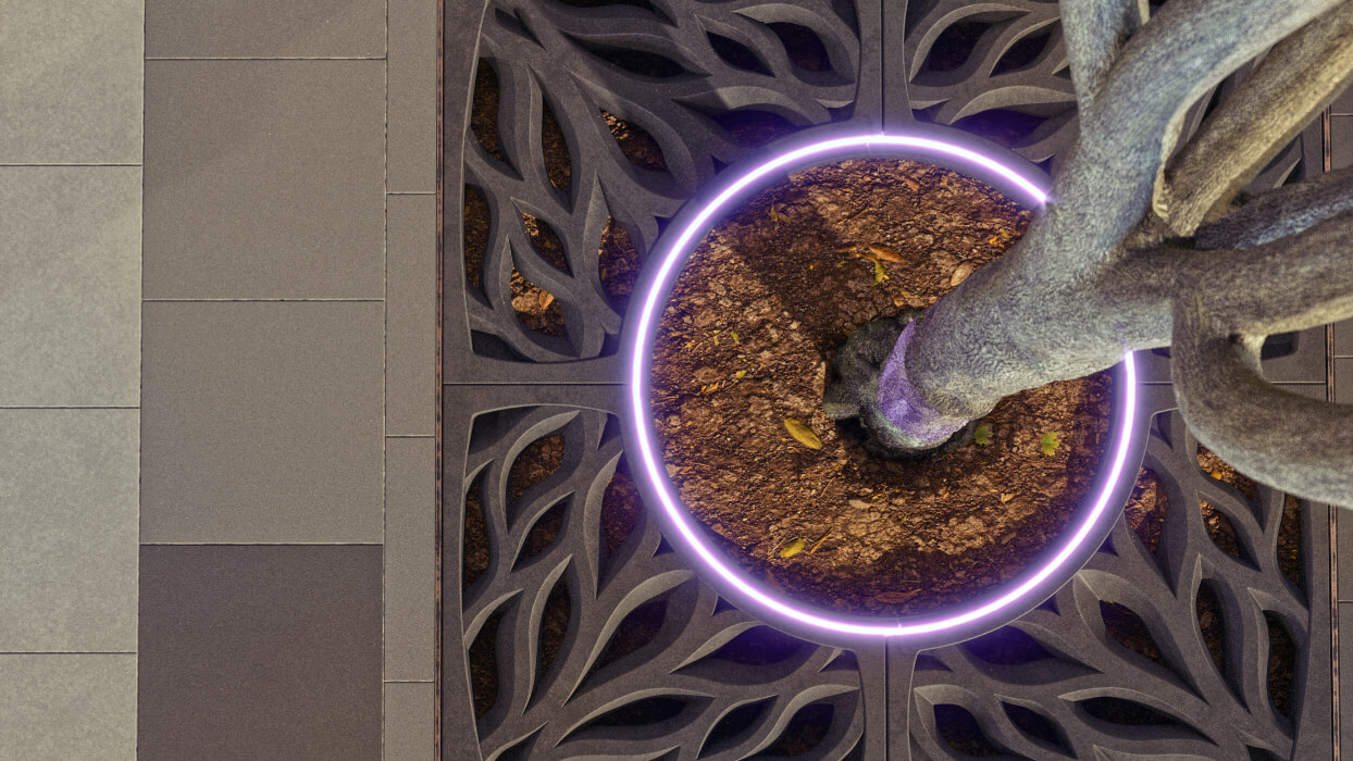 Приствольная решетка для дерева ZKING CRUST 1.2х1.2м Черная в Северске фото