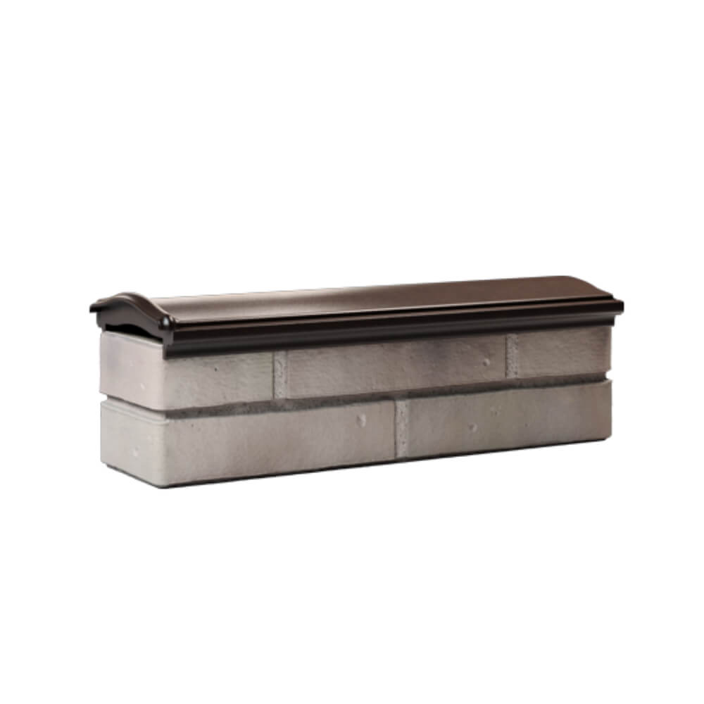 Парапет Zking Монблан Коричневый посадка на 0.5 кирпича (130мм) Северск фото