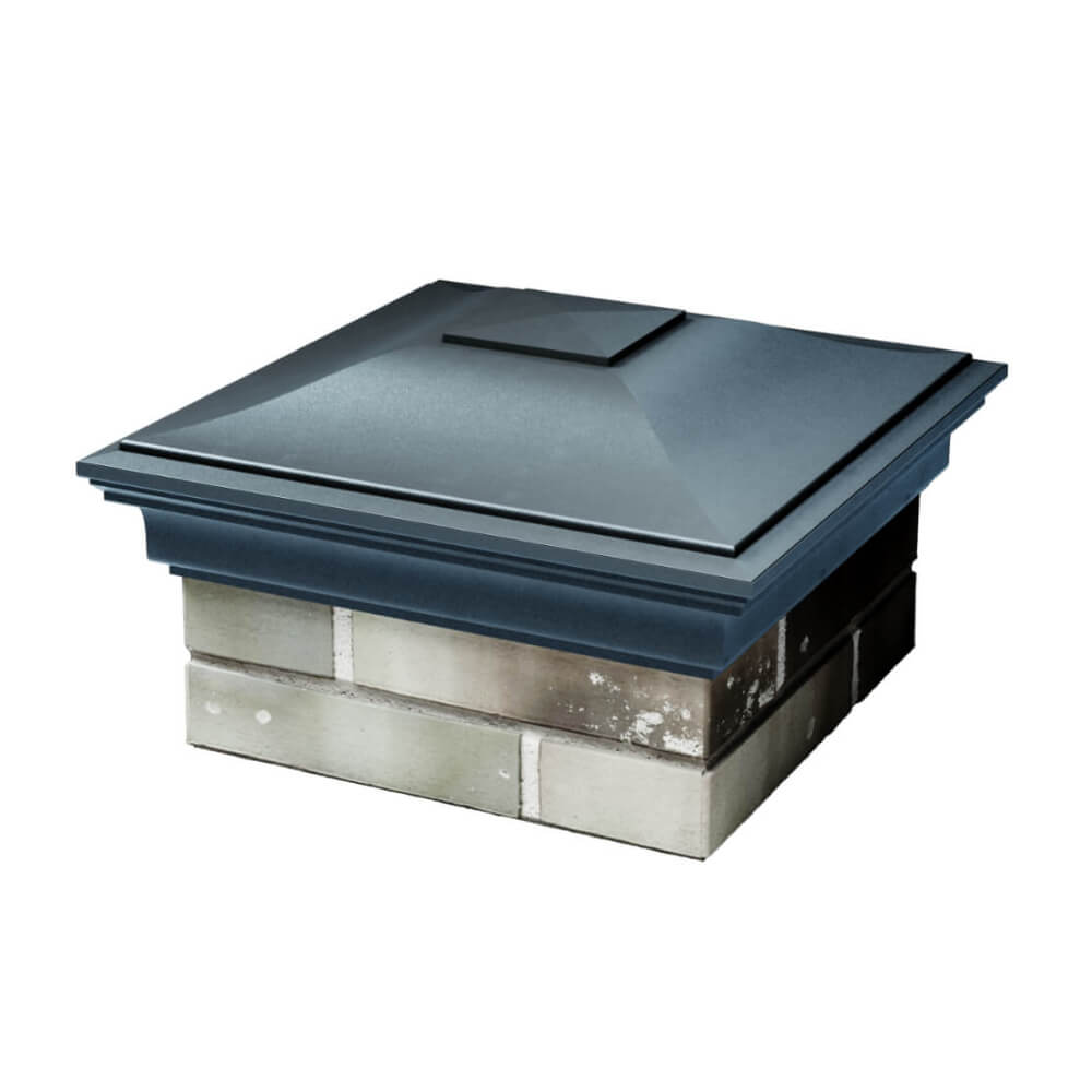 Колпак Zking Монблан Серый на столб 1.5х1.5 еврокирпича 0.7НФ (355х355мм) в Северске фото