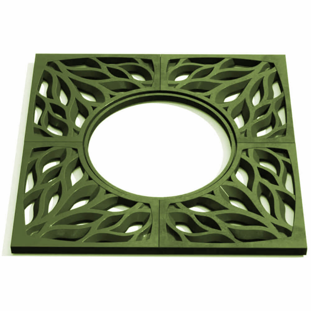 Приствольная решетка для дерева ZKING CRUST 1.2х1.2м Зеленая Северск фото