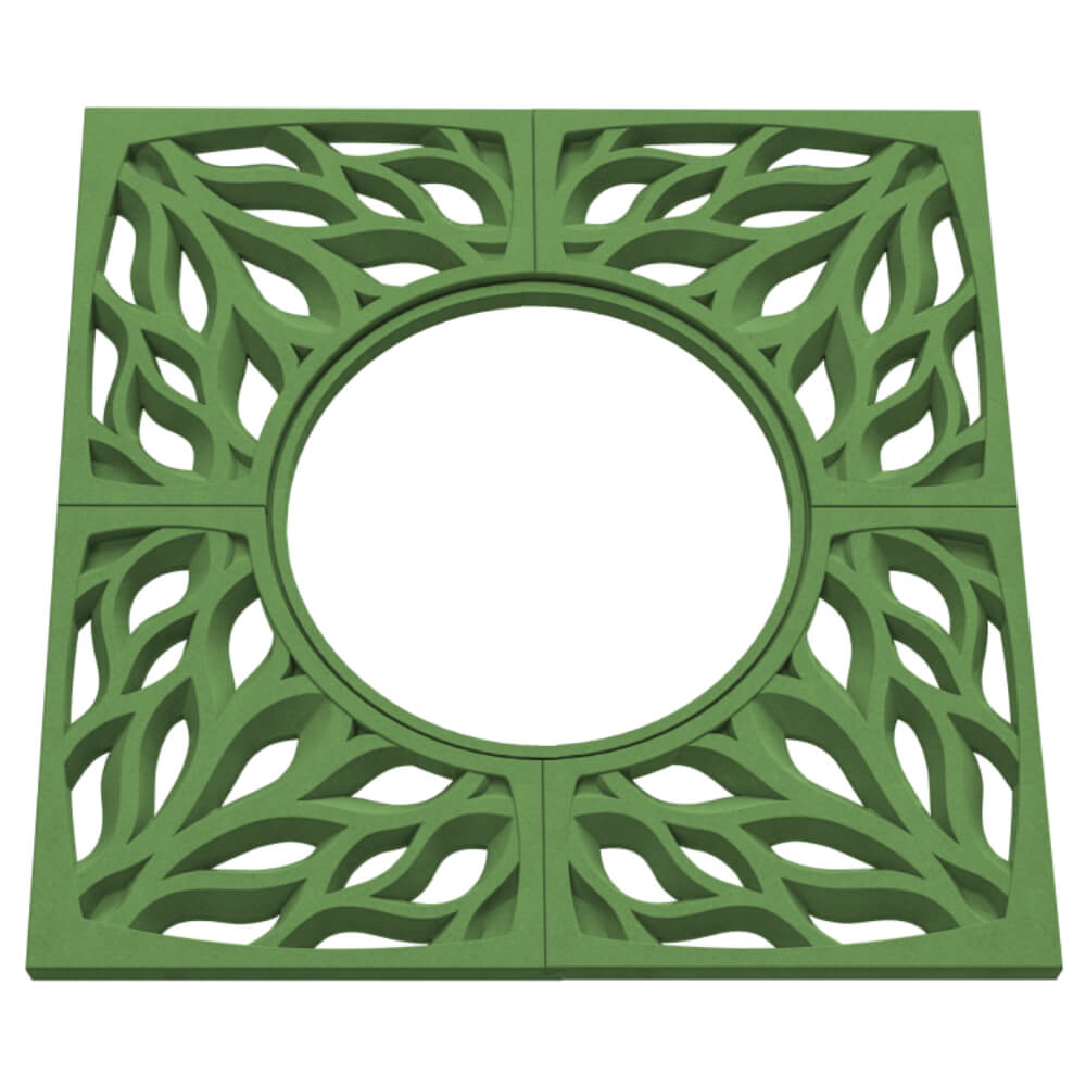 Приствольная решетка для дерева ZKING CRUST 1.2х1.2м Зеленая в Северске фото