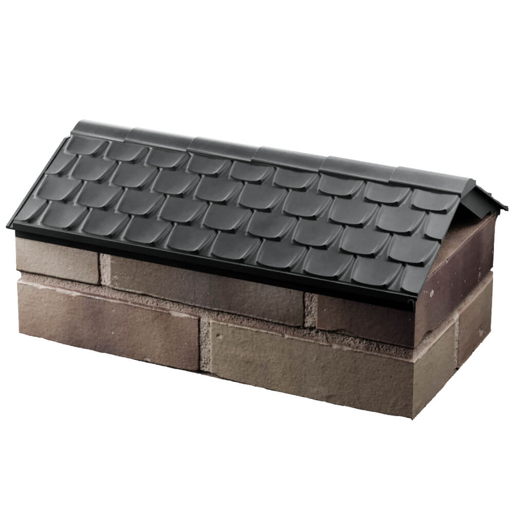 Парапет Zking Эльбрус Серый с посадкой на 1 кирпич (255мм) в Северске фото