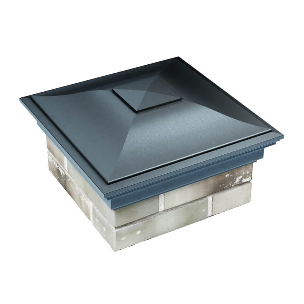 Колпак Zking Монблан Серый на столб 1.5х1.5 еврокирпича 0.7НФ (355х355мм) в Северске фото