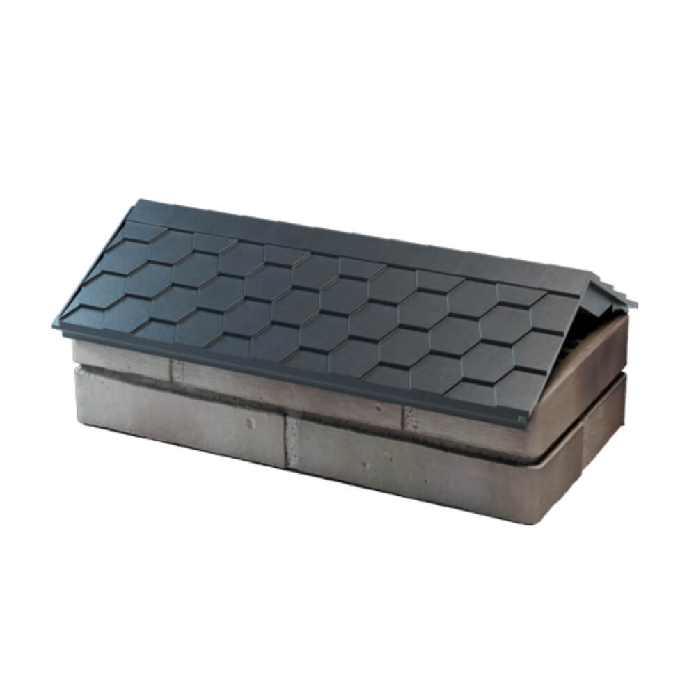 Парапет Zking Эверест Серый с посадкой на 1 кирпич (200/225/255мм) в Северске фото