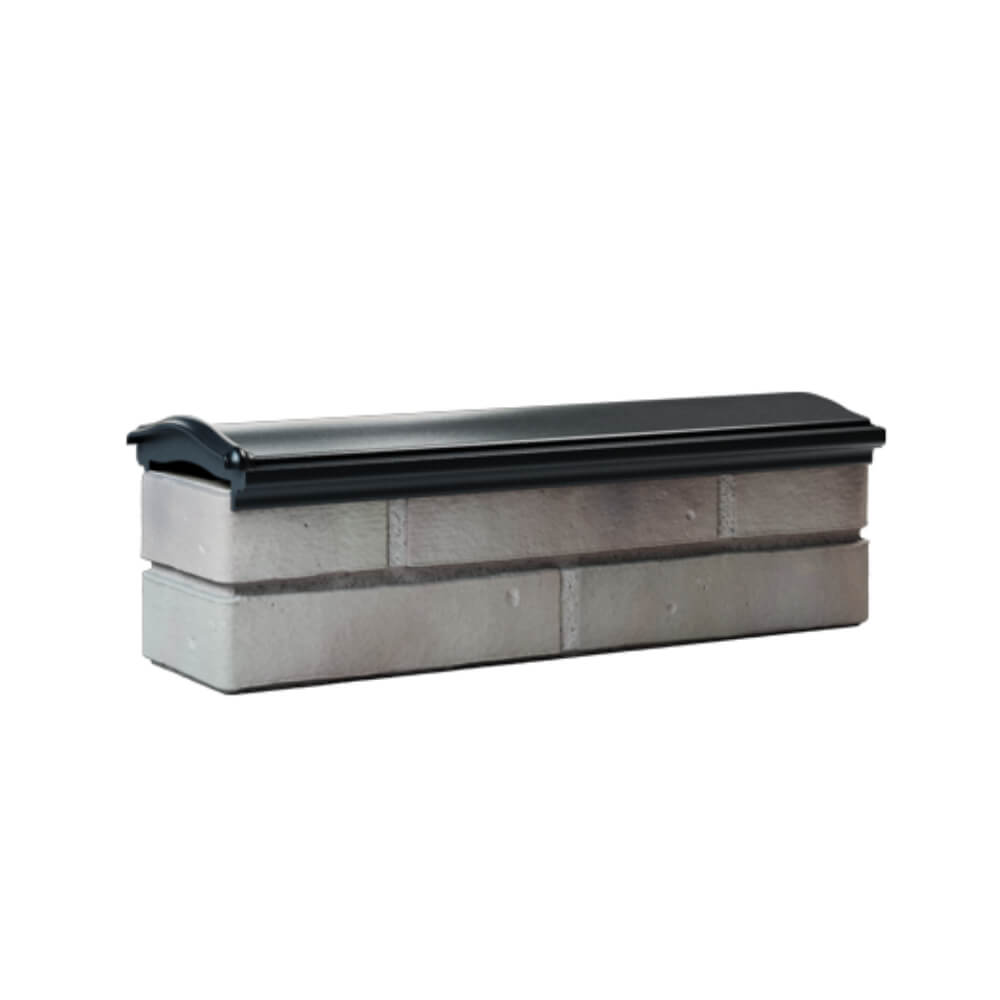 Парапет Zking Монблан Черный посадка на 0.5 кирпича (130мм) Северск фото