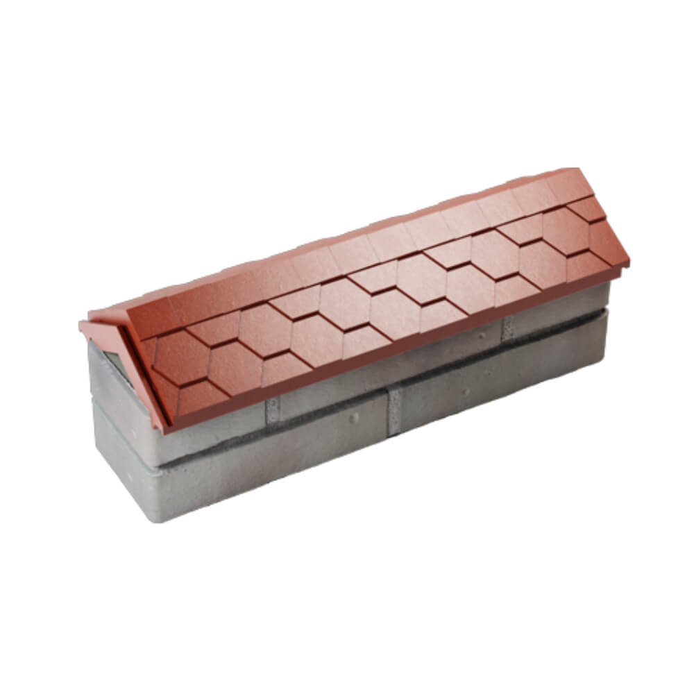 Парапет Zking Эверест Красный с посадкой на 0.5 кирпича (130мм) в Северске фото