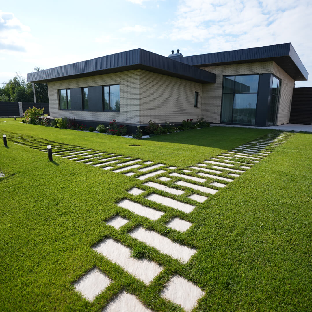 Шаговая плита STONE Светлая Галька 990х330х55мм в Северске фото